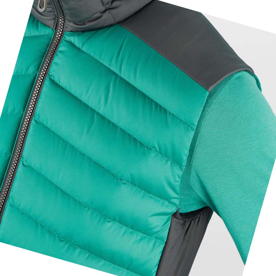 Salomon ESSENTIAL XWARM DOWN INSULATED Kabát Férfi Zöld | HU 2309DFM